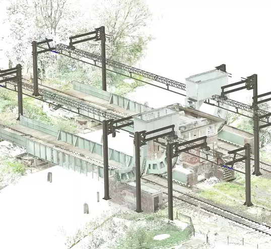 3D-Scan Mariensielbrücke
